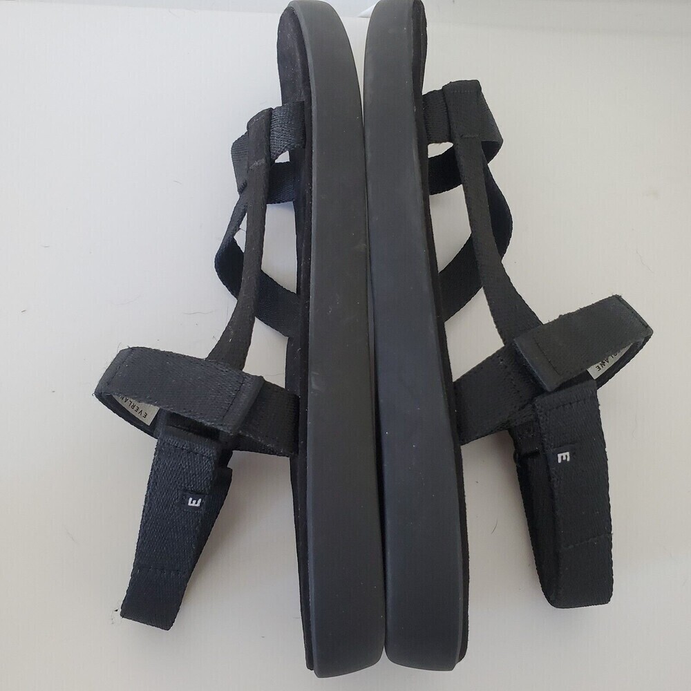 Everlane Women's The ReNew Sport Sandals Black Size 10 100% Recycled Material - Picture 9 of 12